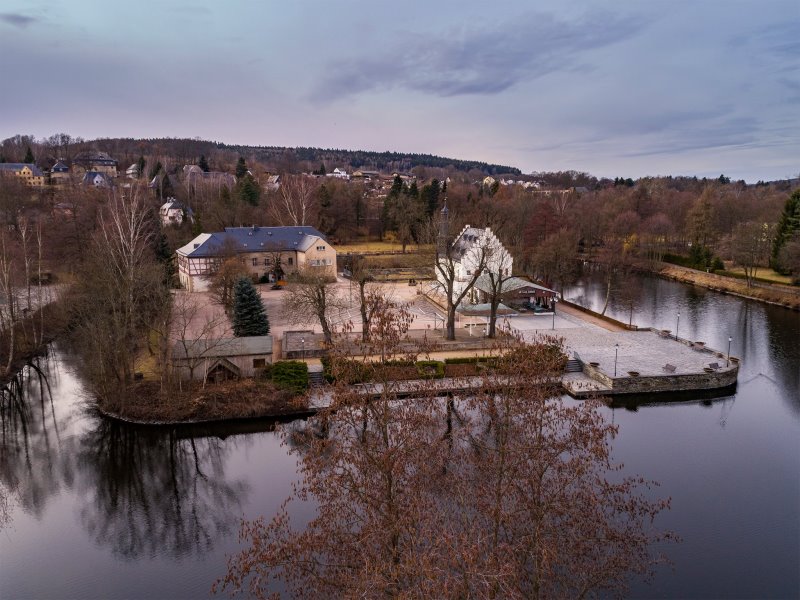 luftaufnahme schlossinsel